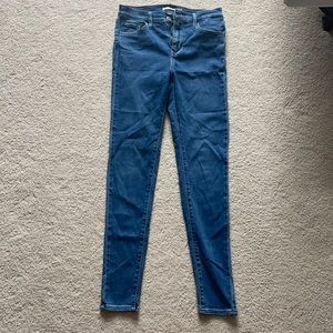 Levi’s skinny high rise jeans